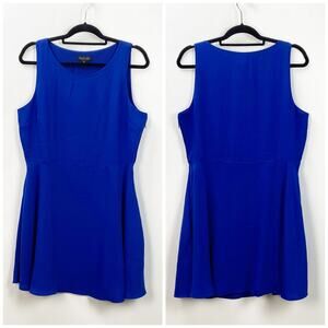 2/$30 Rachel Zoe 12 Womens Cobalt Blue Sleeveless A-Line Dress